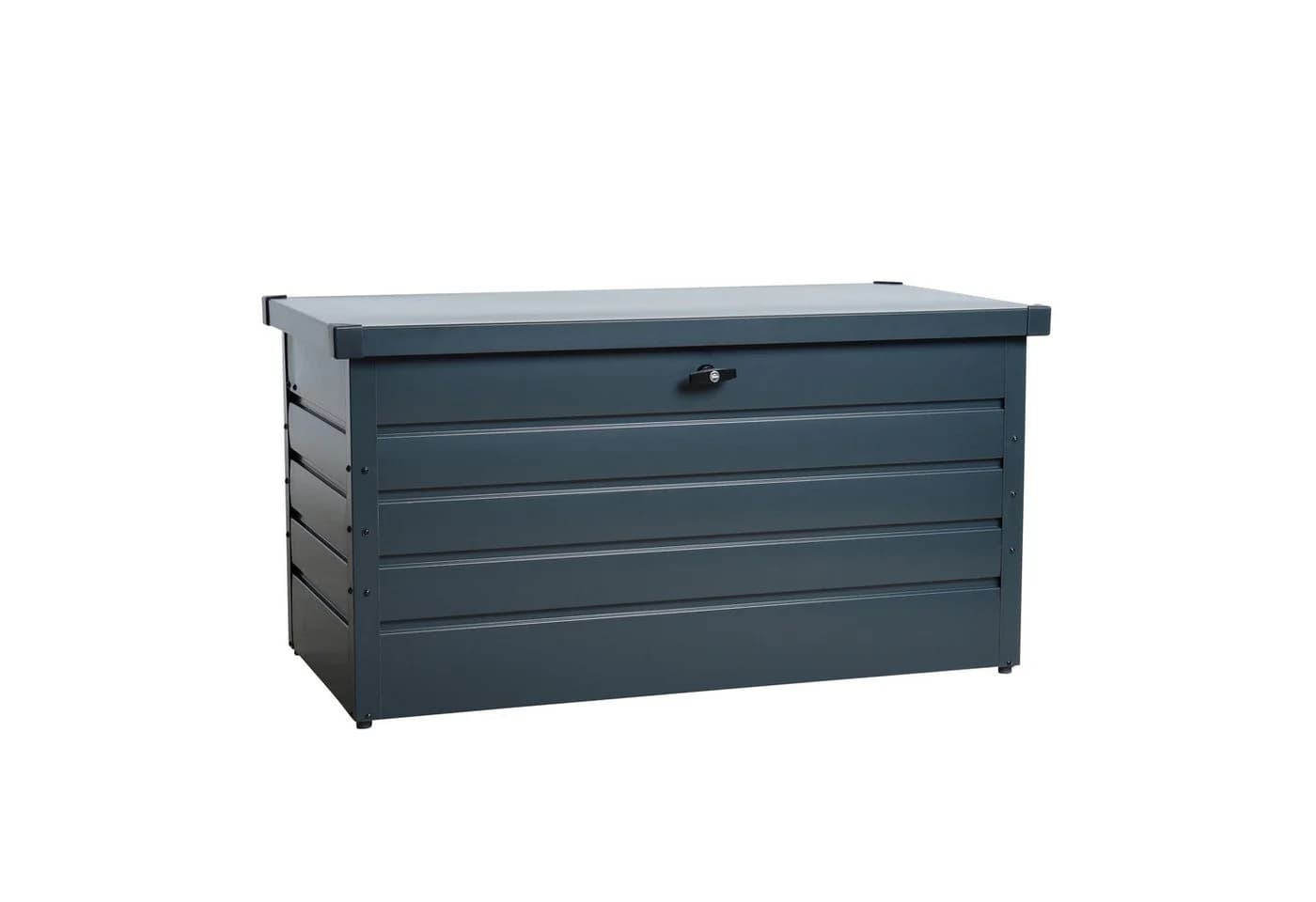 ESTEXO Metall Gartentruhe Anthrazit 350 l abschließbar
