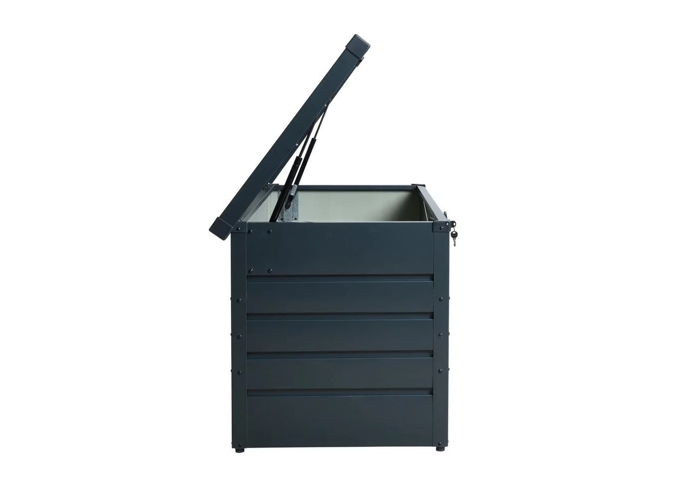 ESTEXO Metall Gartentruhe Anthrazit 350 l abschließbar - Bild 5