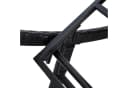 ESTEXO Gartenliege Polyrattan XXL Relaxliege Schwarz Bild 5