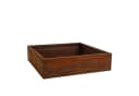 ESTEXO Beetumrandung Beeteinfassung Hochbeet Edelrost Cortenstahl Bild 1