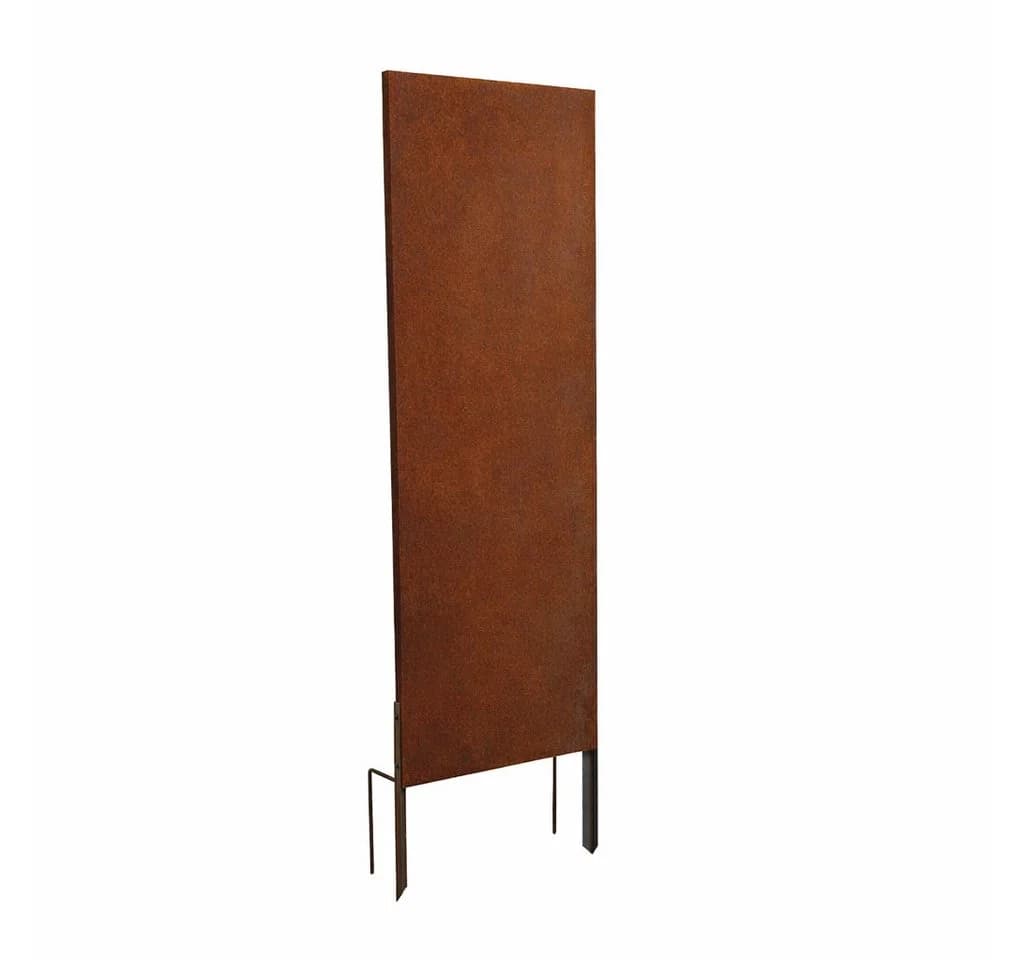 ESTEXO Sichtschutzelement Rost Metall Gartenzaun 150x50cm