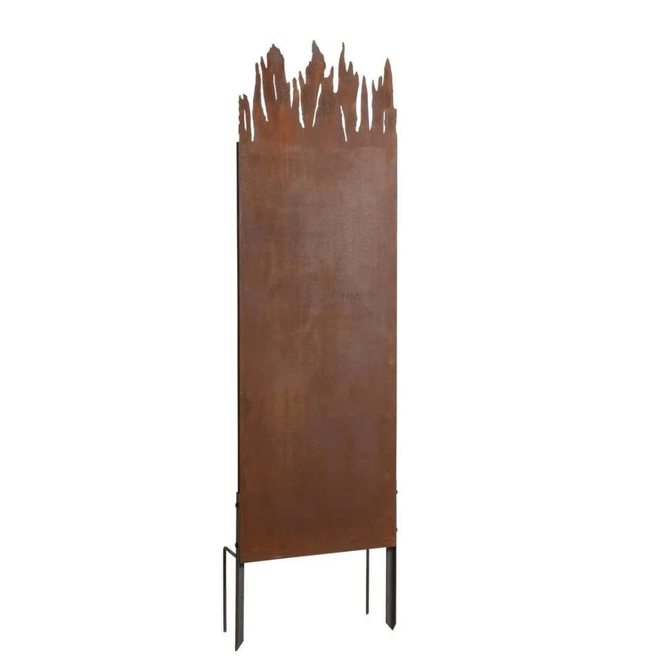 ESTEXO Sichtschutzelement Metall Gartenzaun Sichtschutzwand Edel-Rost - Bild 2