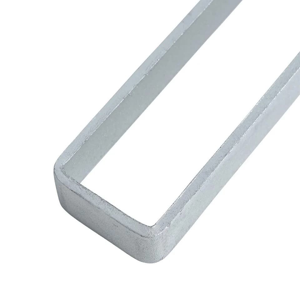 ESTEXO Erdanker 4er Set 40cm Metall Silber - Bild 3
