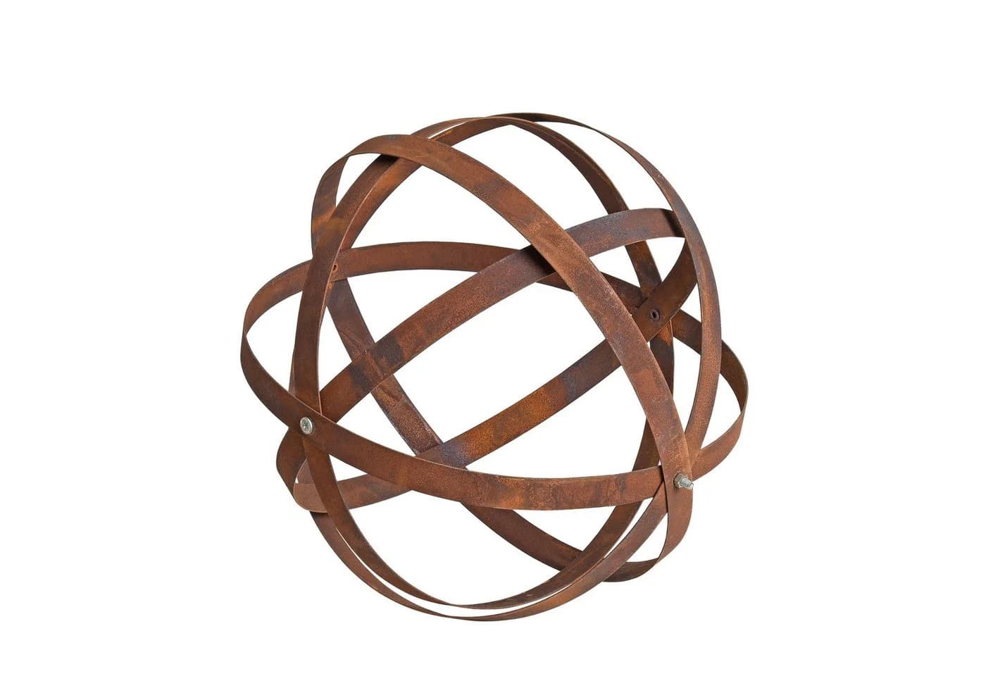 ESTEXO Dekokugel Gartenkugel Edelrost Stahl 30 cm
