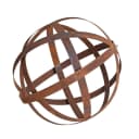 ESTEXO Dekokugel Gartenkugel Edelrost Stahl 30 cm Bild 2
