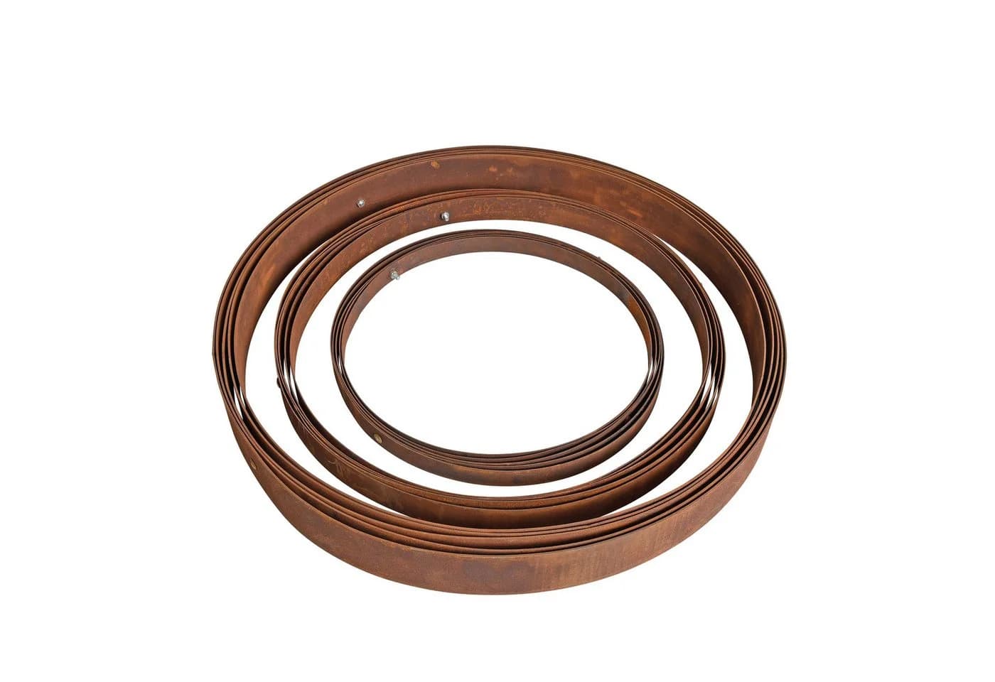 ESTEXO Dekokugel Gartenkugel Edelrost 3er Set Rostbraun - Bild 3