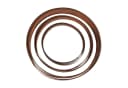 ESTEXO Dekokugel Gartenkugel Edelrost 3er Set Rostbraun Bild 5