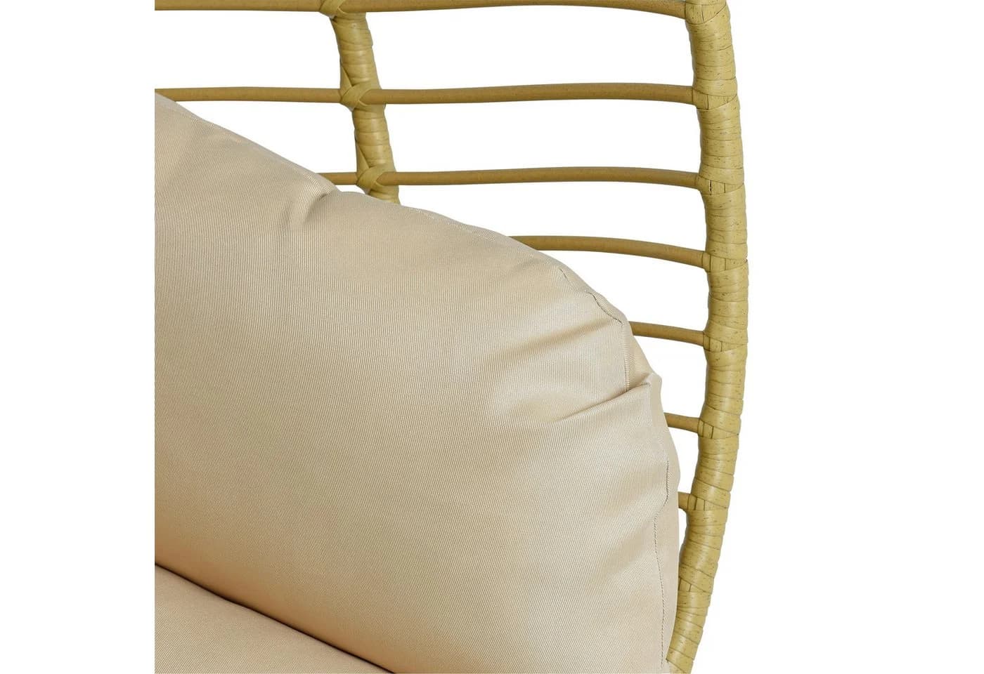ESTEXO Gartensessel Polyrattan Schwingsessel - Bild 4