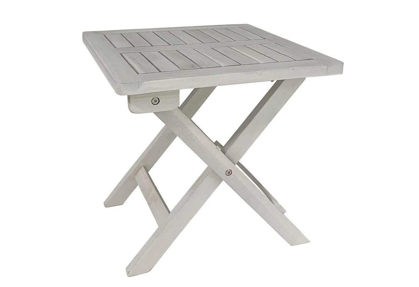 ESTEXO Gartentisch Beistelltisch Weiß - Bild 2