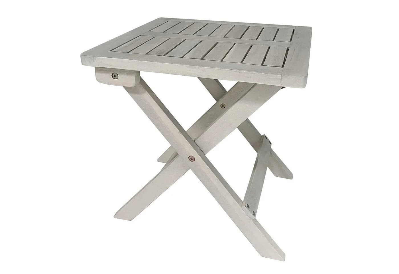 ESTEXO Gartentisch Beistelltisch Weiß - Bild 4