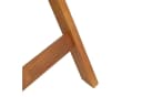 ESTEXO Gartentisch Akazie Klapptisch 57 cm Rund Bild 5
