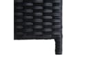 ESTEXO Auflagenbox Schwarz Polyrattan Gartenbox Aufbewahrungstruhe Bild 4