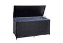 ESTEXO Auflagenbox Schwarz Polyrattan Gartenbox Aufbewahrungstruhe Bild 5