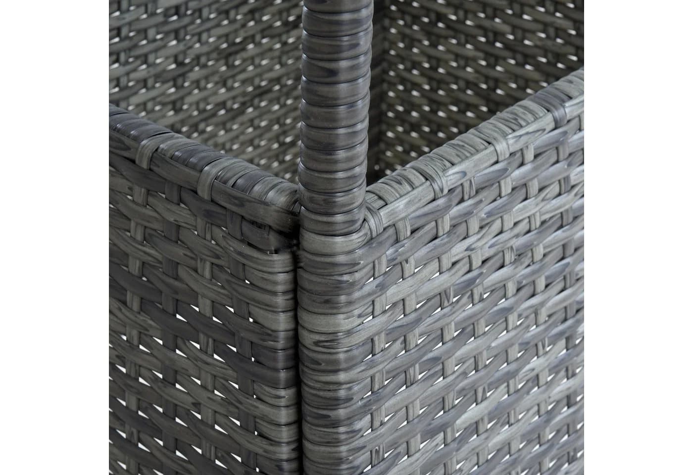 ESTEXO Gartentisch Polyrattan Beistelltisch 57 cm Anthrazit - Bild 4
