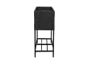 ESTEXO Hochbeet Polyrattan Blumenbeet Schwarz Bild 5