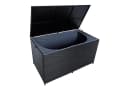 ESTEXO Auflagenbox Poly Rattan 870 Liter XXL Kissenbox Schwarz Bild 4