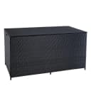 ESTEXO Auflagenbox Poly Rattan 870 Liter XXL Kissenbox Schwarz Bild 5