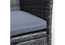 ESTEXO Gartenbank Rattan 2-Sitzer Polyrattan Sitzbank Bild 1