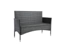 ESTEXO Gartenbank Rattan 2-Sitzer Polyrattan Sitzbank Bild 3