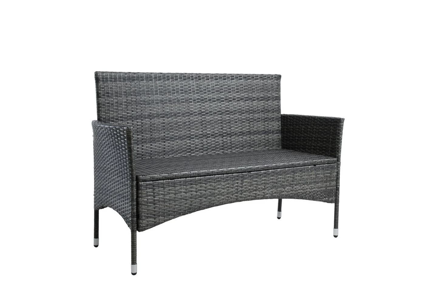 ESTEXO Gartenbank Rattan 2-Sitzer Polyrattan Sitzbank - Bild 3