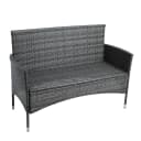 ESTEXO Gartenbank Rattan 2-Sitzer Polyrattan Sitzbank Bild 4