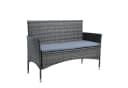 ESTEXO Gartenbank Rattan 2-Sitzer Polyrattan Sitzbank Bild 5