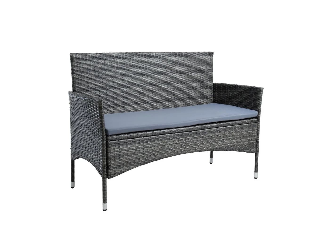 ESTEXO Gartenbank Rattan 2-Sitzer Polyrattan Sitzbank - Bild 5