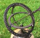 Antikas Wanduhr Kleine Sonnenuhr Braun Bild 4