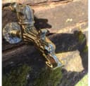 Antikas Drache Wasserspeier Wasserhahn Messing mit Adapter Bild 3