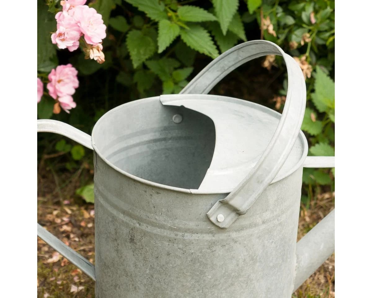 Antikas Gießkanne aus Zink Retro 3,5L Gartenpflege