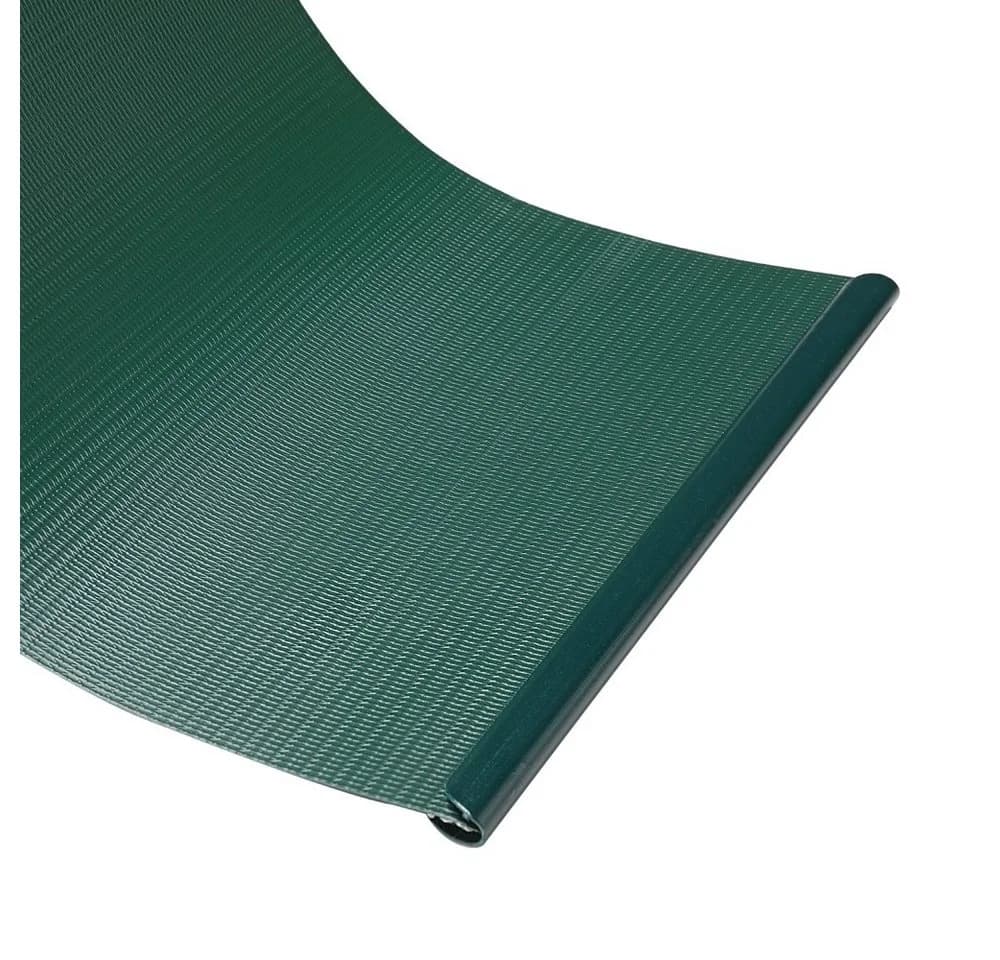 Mucola Doppelstabmattenzaun Sichtschutz Grün/Grau PVC - Bild 4