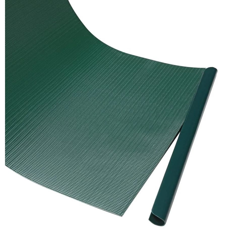 Mucola Doppelstabmattenzaun Sichtschutz Grün/Grau PVC - Bild 5