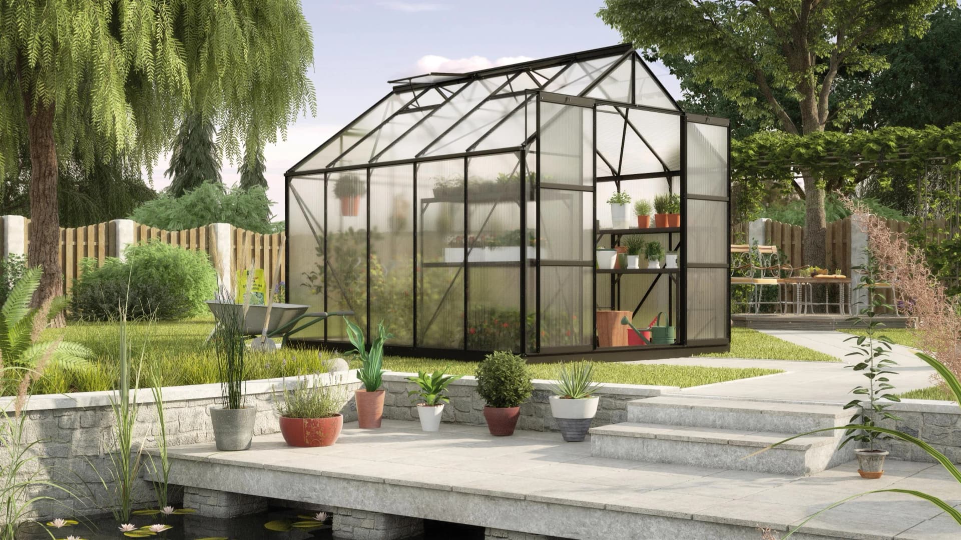 Vitavia Gewächshaus Uranus 8300 Schwarz