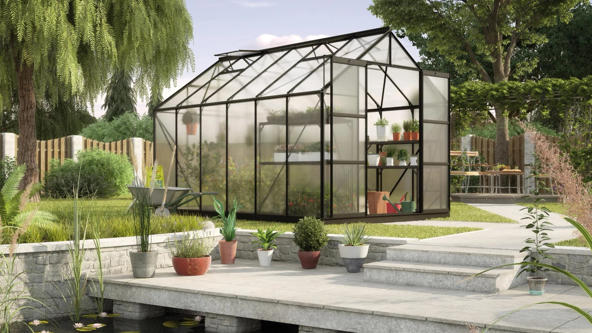 Vitavia Gewächshaus Uranus 9900 Schwarz