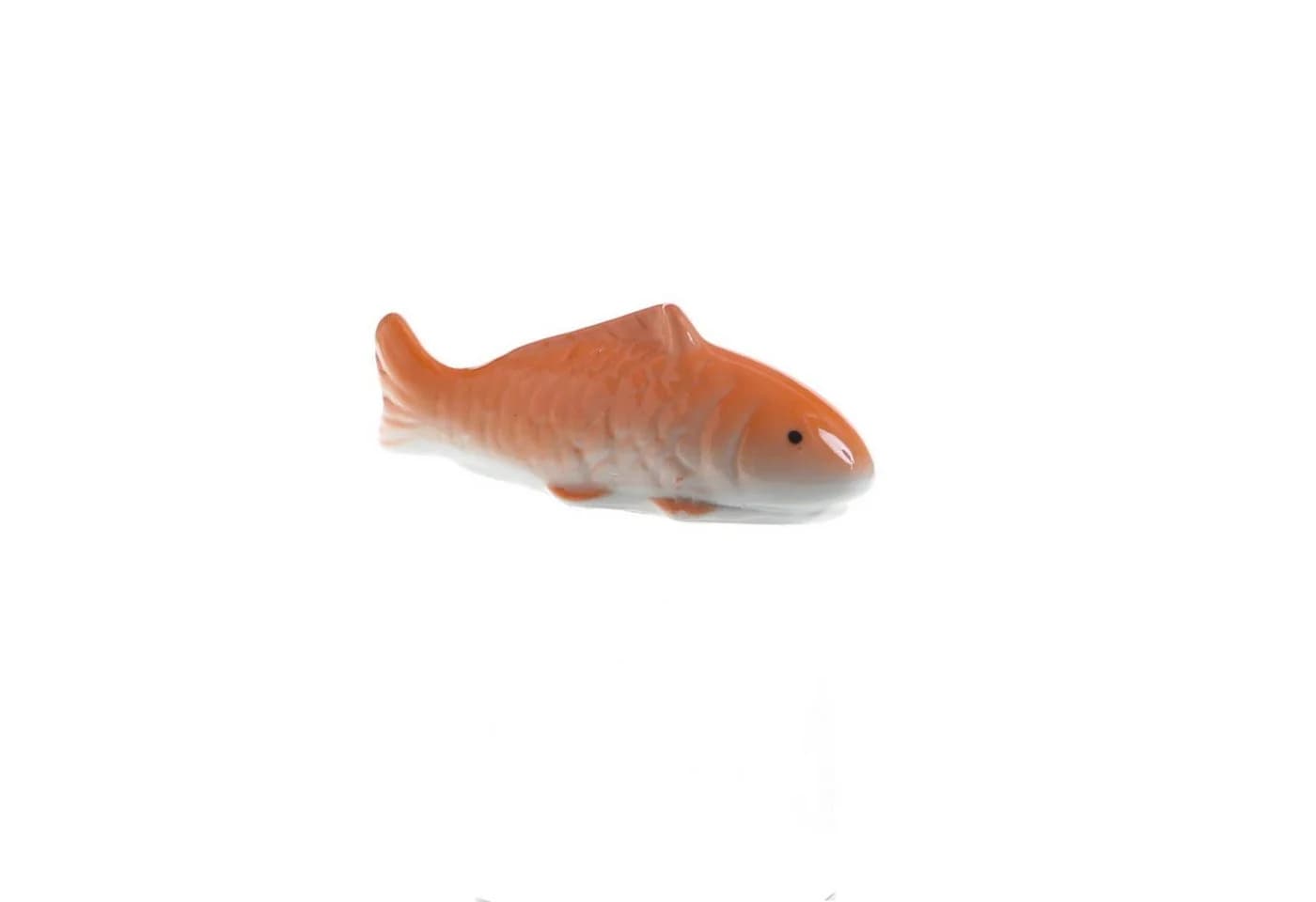 Marelida Dekofigur Schwimmer Koi Karpfen Porzellan Teichdeko Orange - Bild 2
