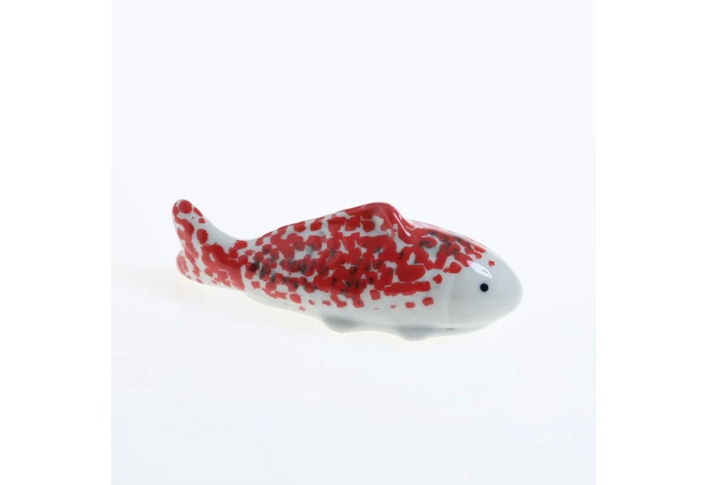 MARELIDA Dekofigur schwimmender Fisch Teichdeko Koi Karpfen Porzellan - Bild 2