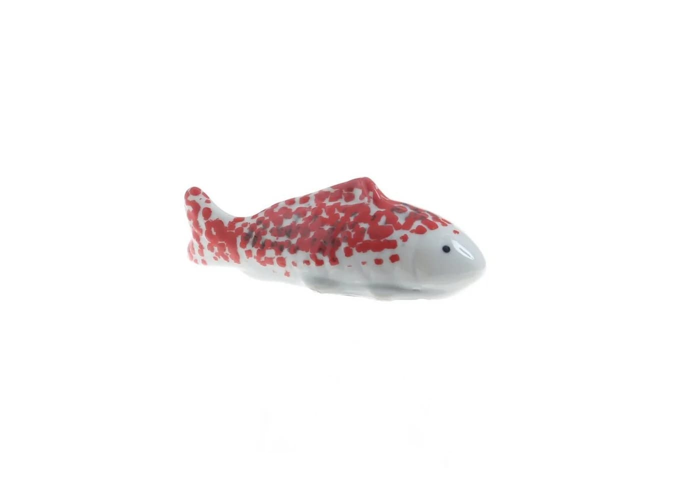 MARELIDA Dekofigur schwimmender Fisch Teichdeko Koi Karpfen Porzellan - Bild 3
