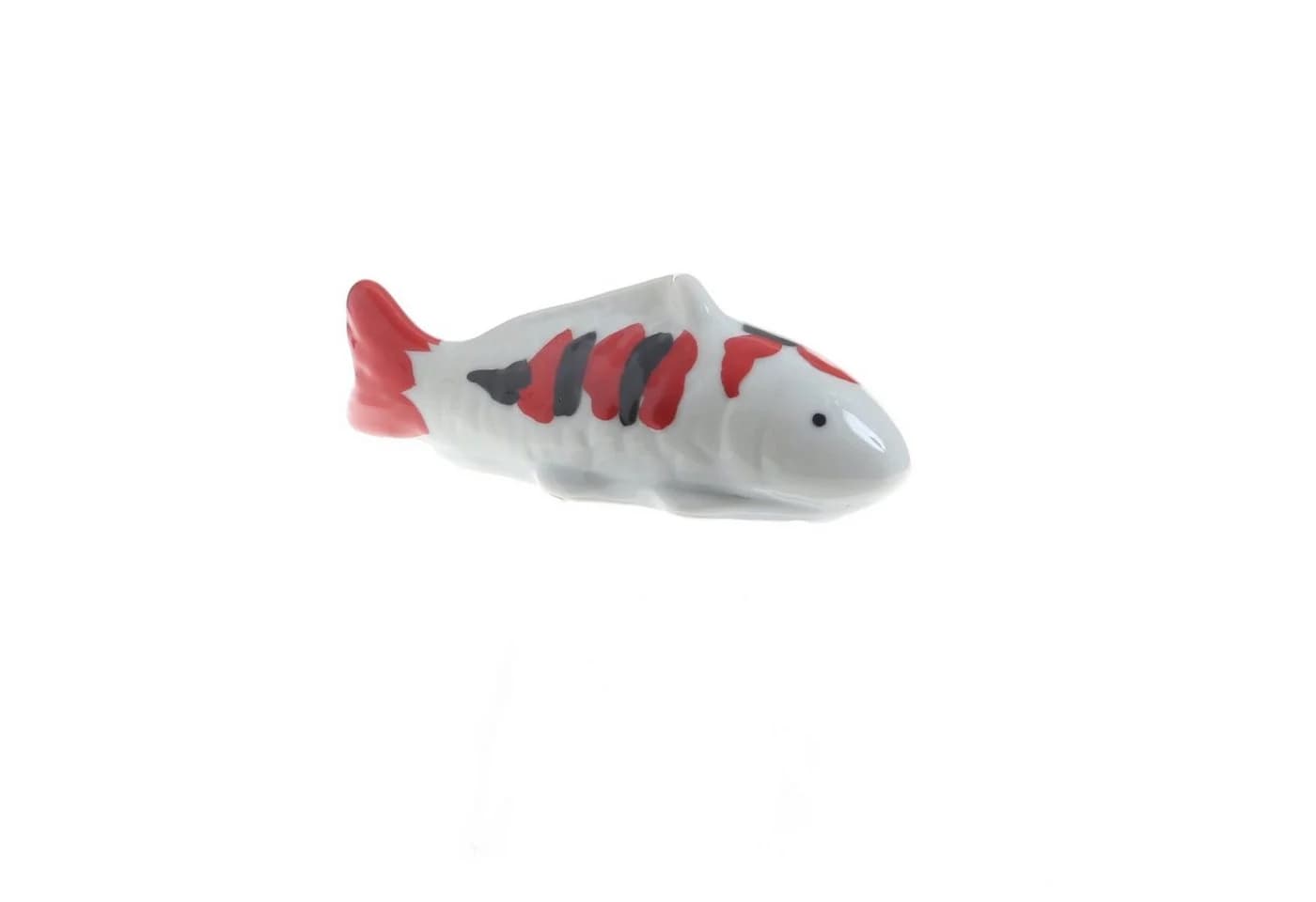 MARELIDA Dekofigur schwimmender Fisch Teichdeko Koi Porzellan - Bild 3