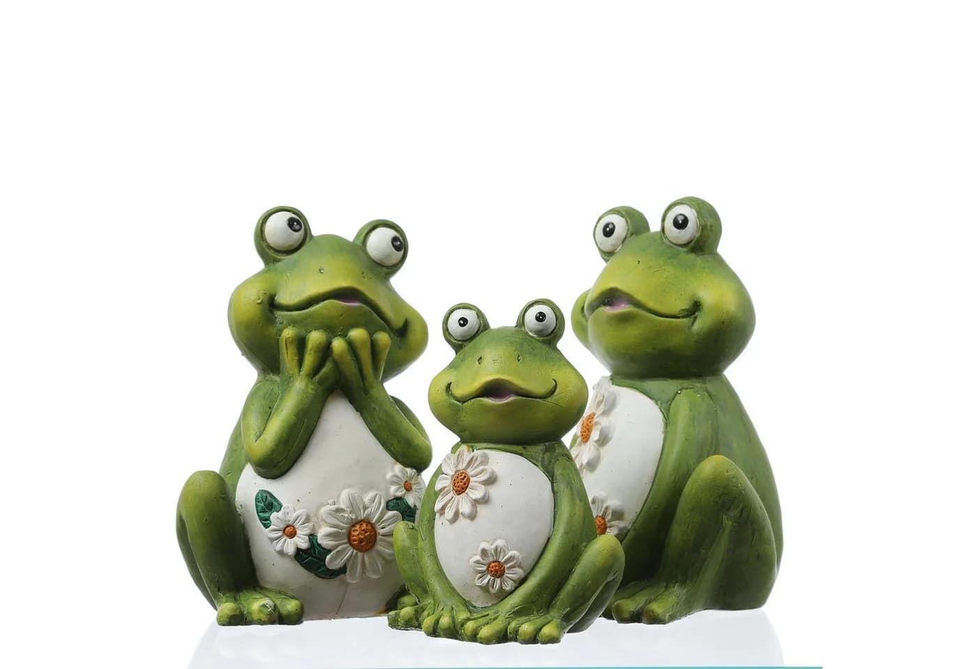 MARELIDA Gartenfigur Frosch Freddi Dekofigur grün - Bild 4