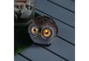 MARELIDA LED Solar Eule Gartenfigur Braun Warmweiß Bild 2