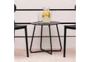 Homestyle4u Beistelltisch Rund Metall Schwarz Bild 1