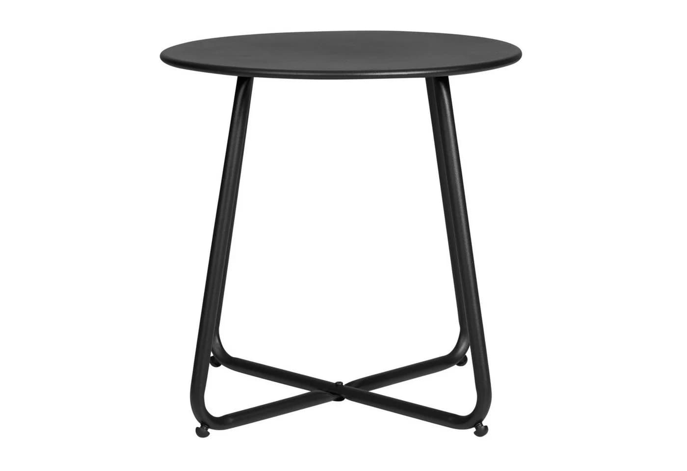 Homestyle4u Beistelltisch Rund Metall Schwarz - Bild 4