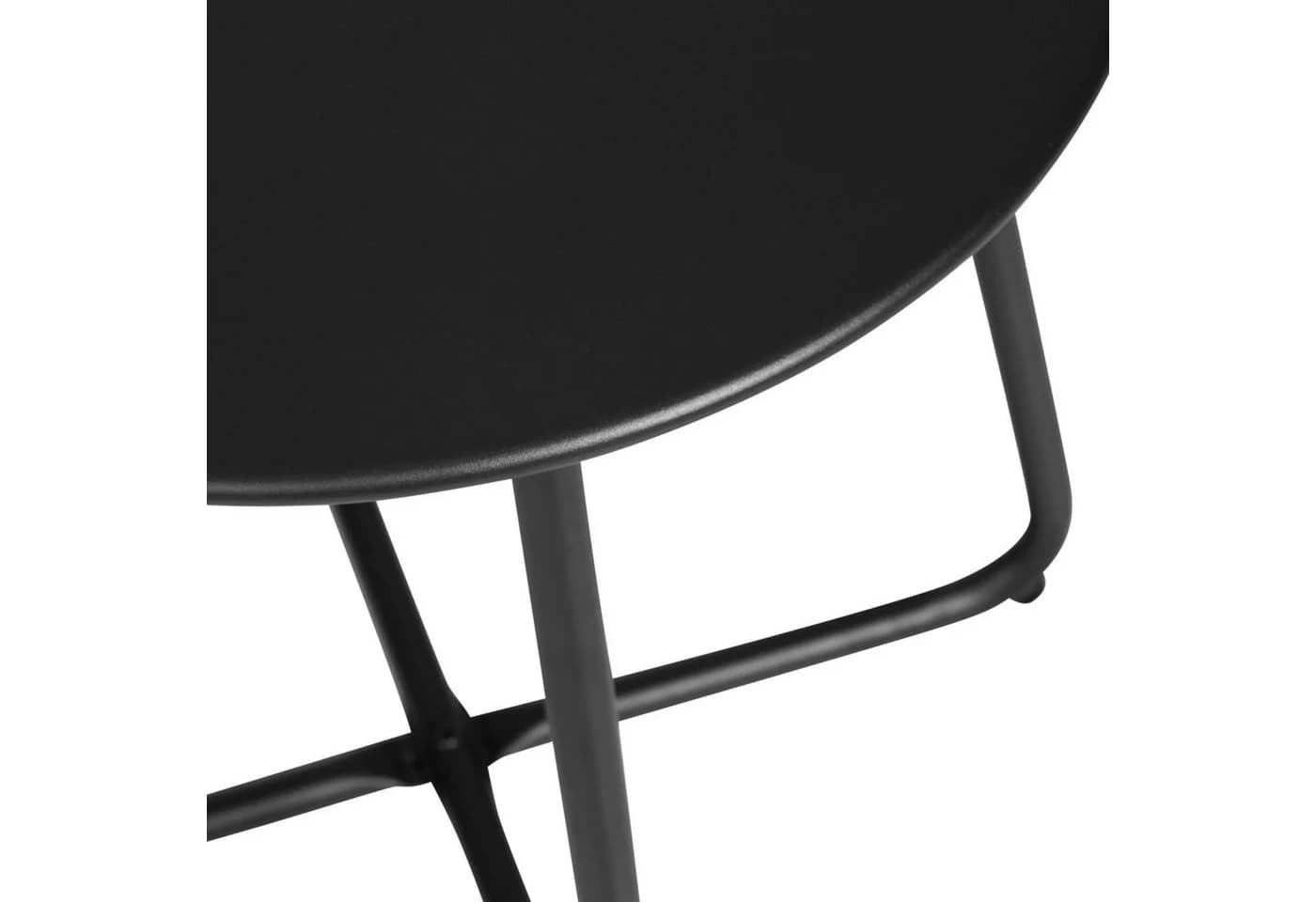 Homestyle4u Beistelltisch Rund Metall Schwarz - Bild 5
