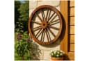 HTI-Line Gartenfigur Wagenrad Sommerset Rustikal Braun Bild 2