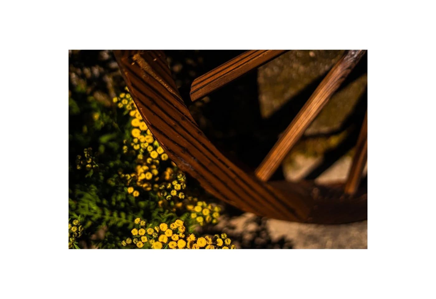 HTI-Line Gartenfigur Wagenrad Sommerset Rustikal Braun - Bild 5