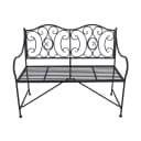 HTI-Line Gartenbank Curly 2-Sitzer mit Zierornamenten Bild 1