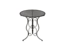 HTI-Line Gartentisch Lani Braun Metalltisch Nostalgisch Ø 60 cm Bild 2