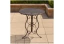 HTI-Line Gartentisch Lani Braun Metalltisch Nostalgisch Ø 60 cm Bild 3