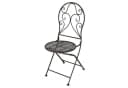 HTI-Line Gartenstuhl Lani 2er-Set Braun Metall Nostalgisch Bild 1