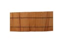 HTI-Line Beetumrandung Heidi halbrund Braun Holz Bild 3